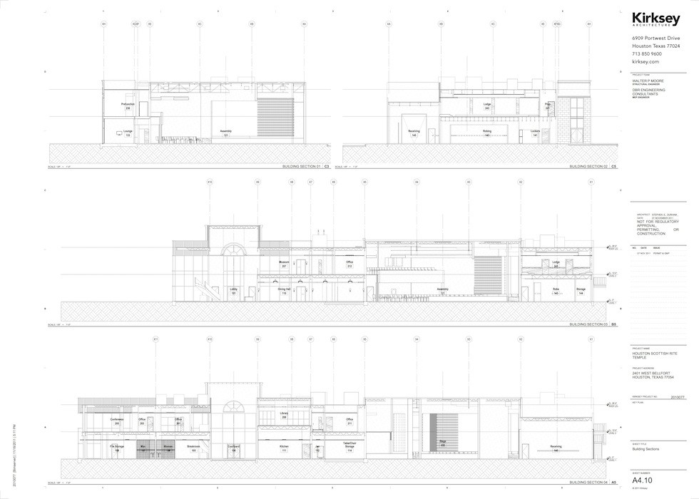 Builders Rite Drawing houston scottish rite drawing set : gregg kalba aia portfolio