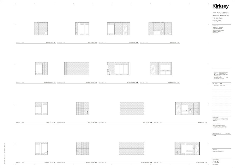 Builders Rite Drawing houston scottish rite drawing set : gregg kalba aia portfolio