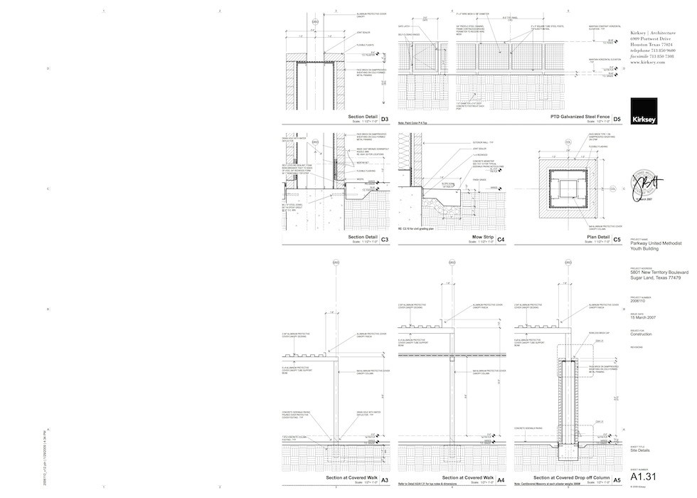 Builders Rite Drawing parkway united methodist drawing set : gregg kalba aia portfolio