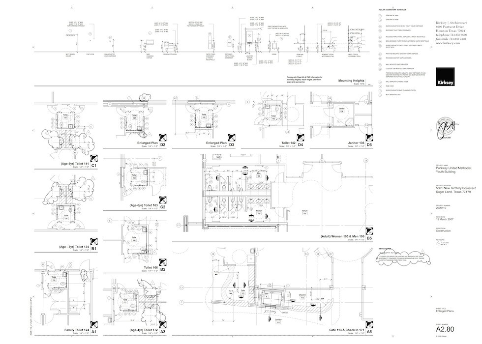Builders Rite Drawing parkway united methodist drawing set : gregg kalba aia portfolio