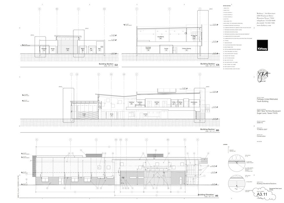 Builders Rite Drawing parkway united methodist drawing set : gregg kalba aia portfolio