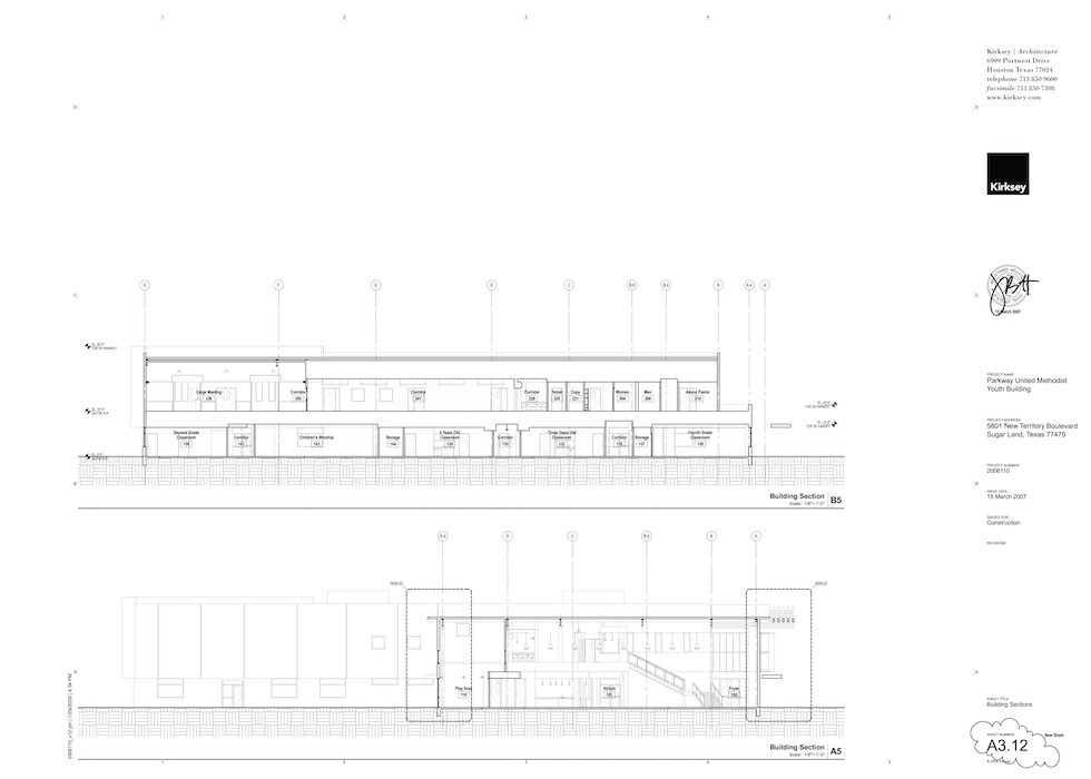 Builders Rite Drawing parkway united methodist drawing set : gregg kalba aia portfolio