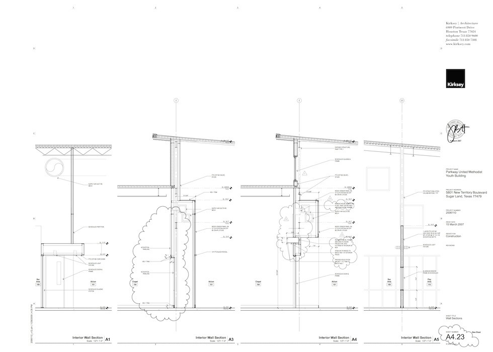 Builders Rite Drawing parkway united methodist drawing set : gregg kalba aia portfolio