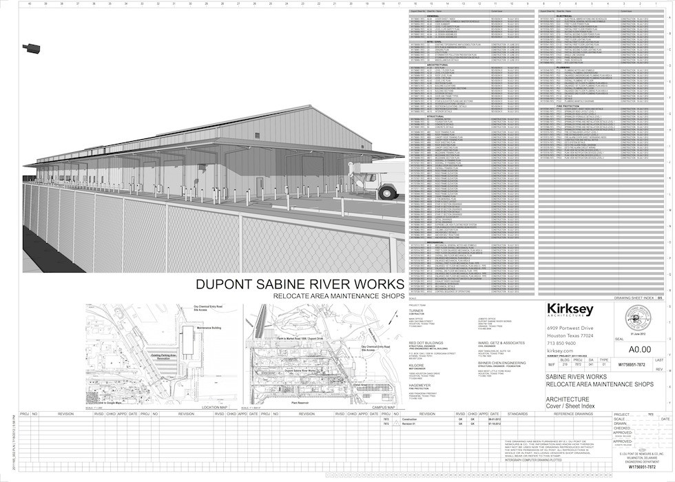 dupont maintenance building drawing set : gregg kalba aia portfolio