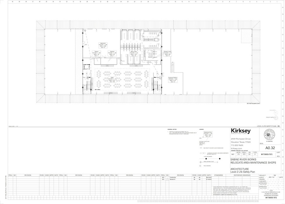 dupont maintenance building drawing set : gregg kalba aia portfolio