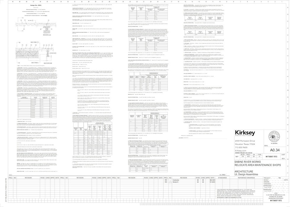 dupont maintenance building drawing set : gregg kalba aia portfolio
