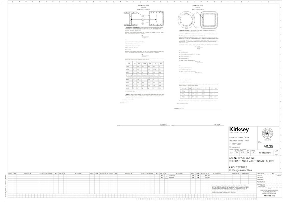 dupont maintenance building drawing set : gregg kalba aia portfolio