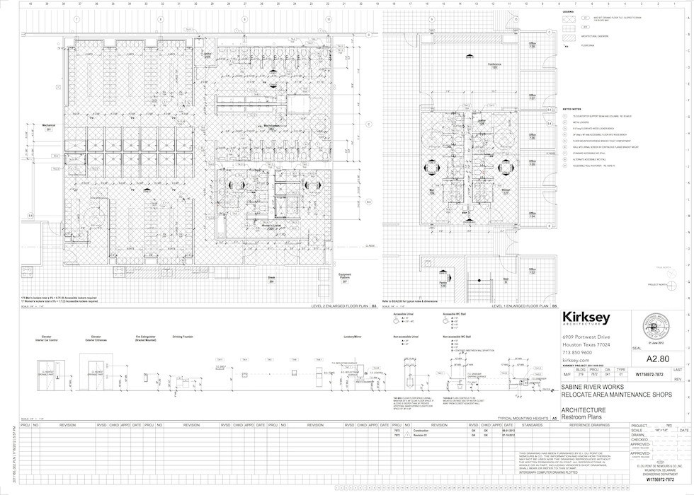 dupont maintenance building drawing set : gregg kalba aia portfolio