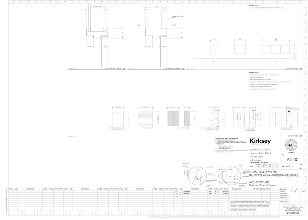 dupont maintenance building drawing set : gregg kalba aia portfolio