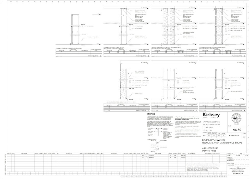 Builders Rite Drawing dupont maintenance building drawing set : gregg kalba aia portfolio