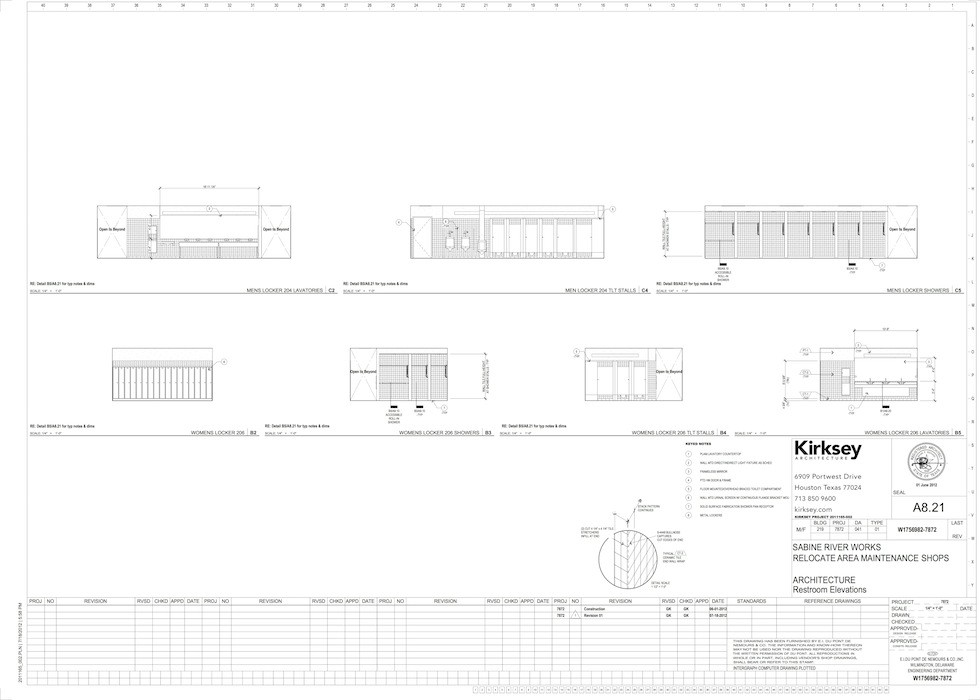 dupont maintenance building drawing set : gregg kalba aia portfolio